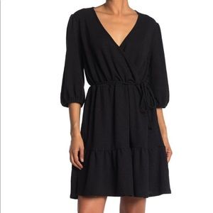 Faux wrap dress